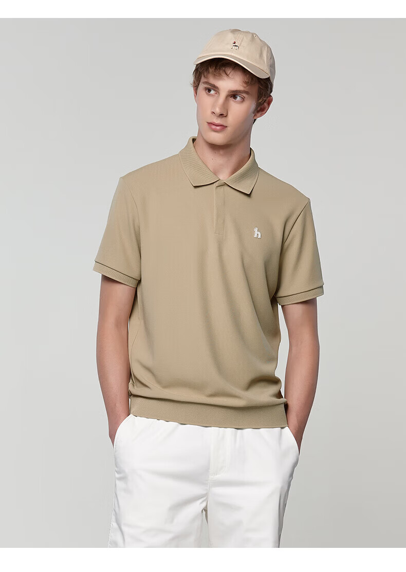 HAZZYS Men's Summer Moisture-Wicking Quick-Dry 3A Antibacterial Short Sleeve Polo Shirt ASTZE0CBEC8 11
